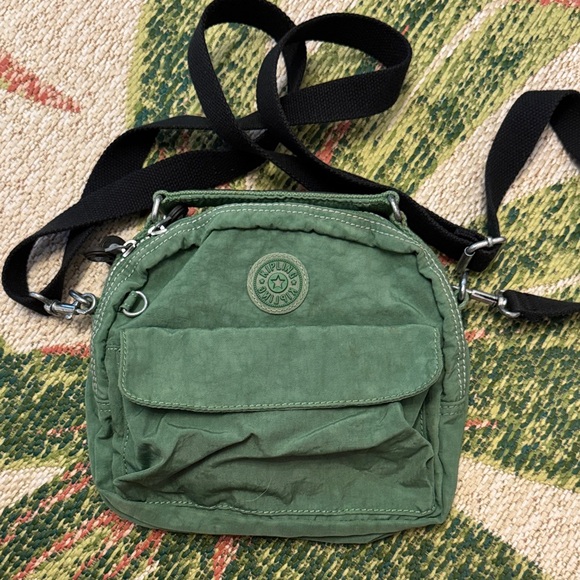 Kipling Forest Green Messenger Bag - Picture 1 of 1